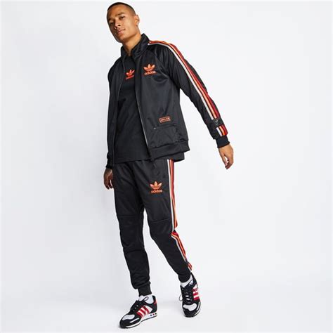 adidas jacke schwarz goldchile|adidas Originals Men's Chile 20 Sport Track Jacket.